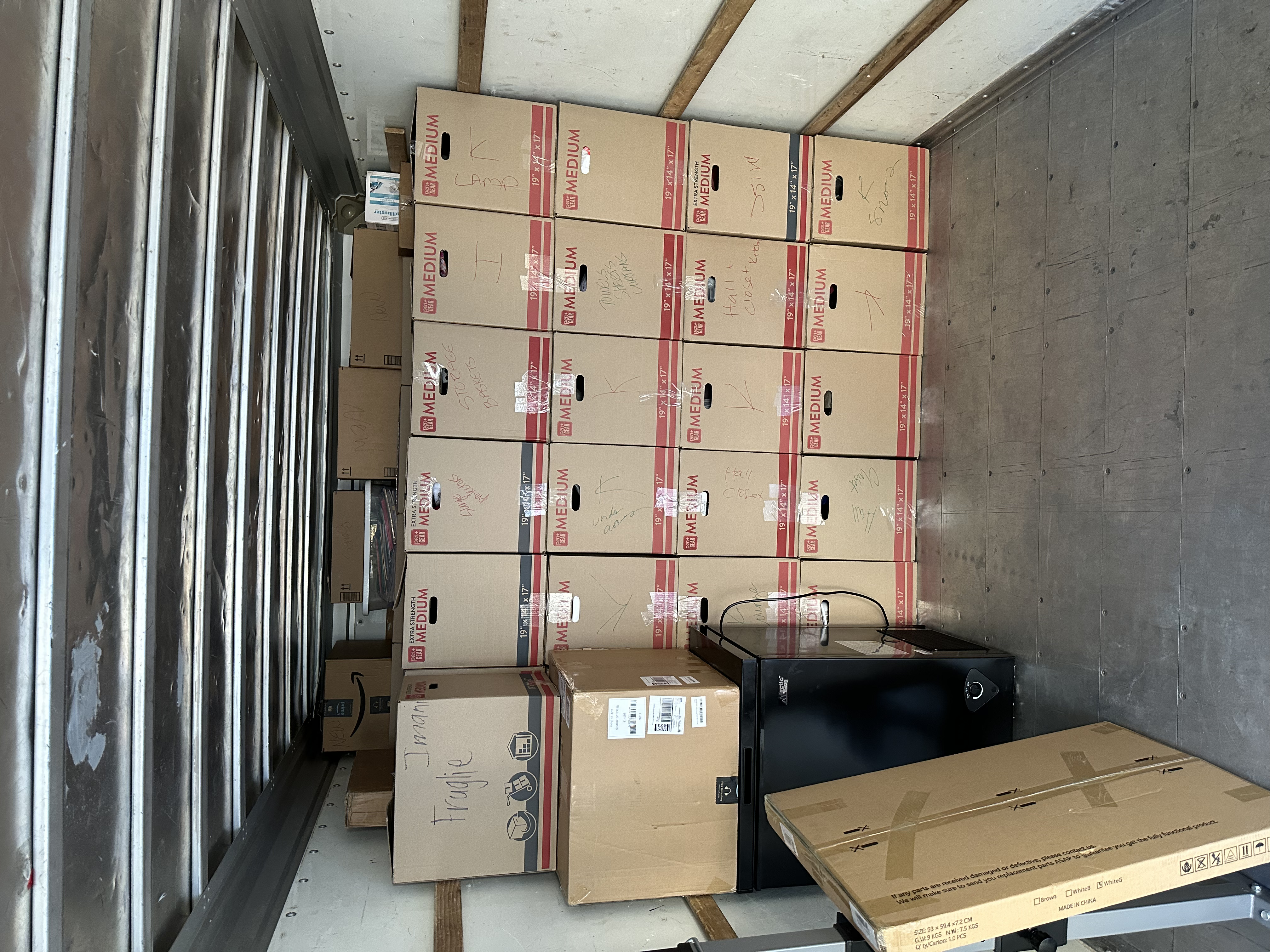 Wall-to-wall boxes packed floor to ceiling