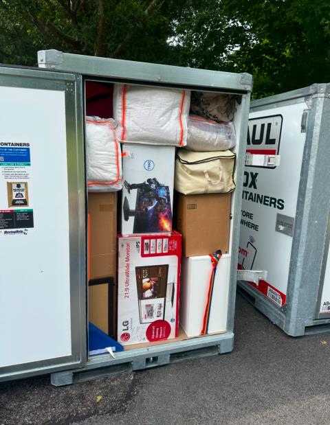 UBox container packed efficiently